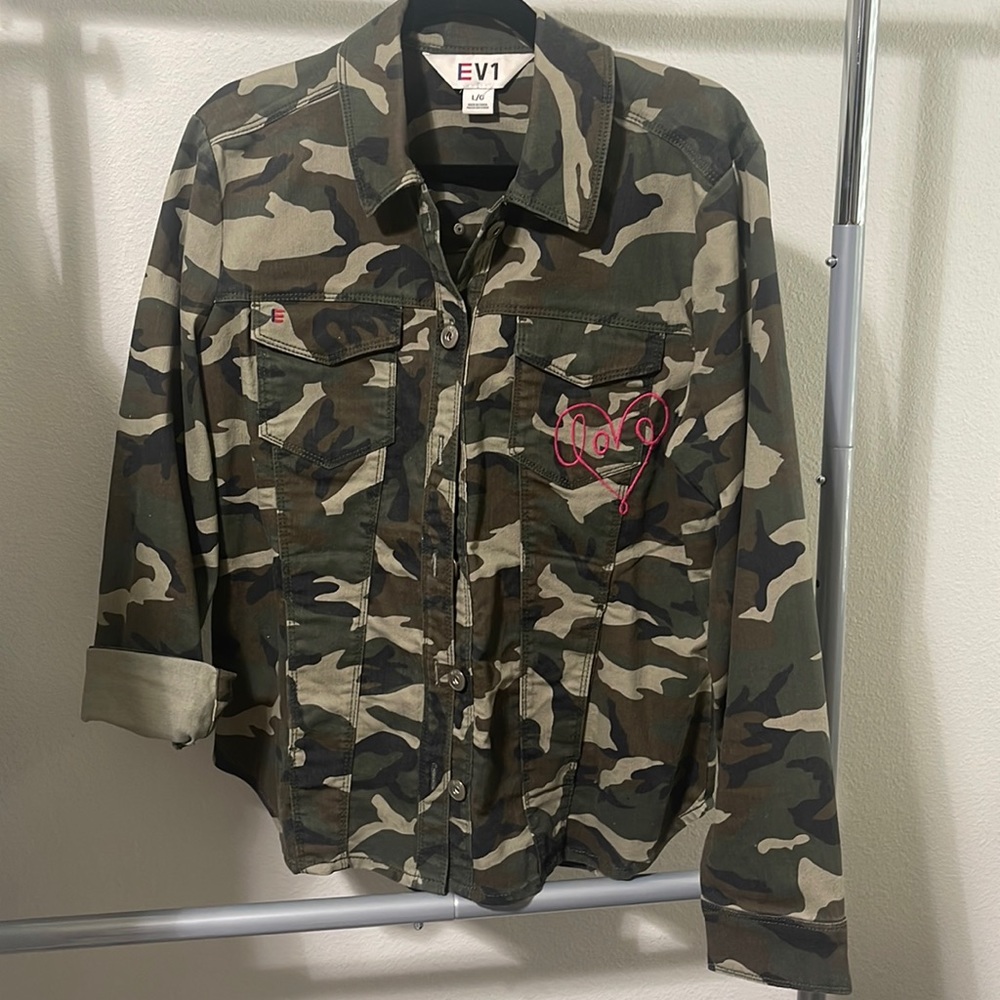 Camo Jean Jacket